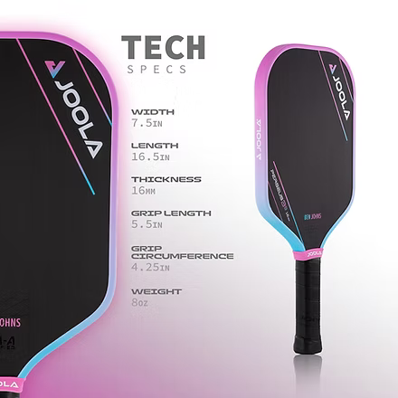 JOOLA Limited Edition Pink Perseus 3S Pickleball Paddle – Ben Johns Signature